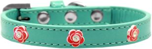 Red Rose Widget Dog Collar