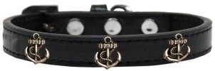 Bronze Anchor Widget Dog Collar