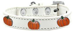 Pumpkin Widget Dog Collar (size: White Size 12)