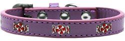 Peppermint Widget Dog Collar (size: Lavender Size 12)