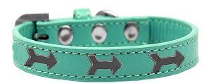 Arrows Widget Dog Collar (size: Aqua Size 10)