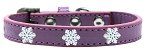 Snowflake Widget Dog Collar (size: Lavender Size 10)