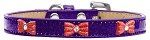 Red Glitter Bow Widget Dog Collar (size: Purple Ice Cream Size 12)