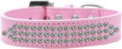 Three Row AB Crystal Dog Collar