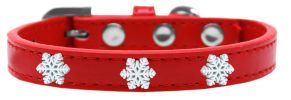 Snowflake Widget Dog Collar