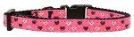 Argyle Hearts Nylon Ribbon Collar