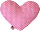 Pink Polka Dots Heart Dog Toy