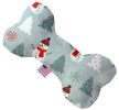 Look at Frosty Go Canvas Bone Dog Toy