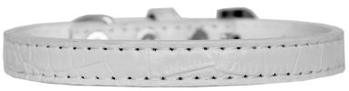 Wichita Plain Croc Dog Collar