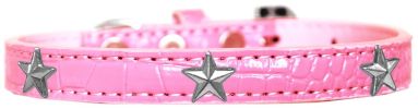 Silver Star Widget Croc Dog Collar