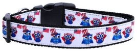 American Owls Nylon Dog Collar