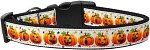 Pumpkin Parade Nylon Dog Collar (size: XS)