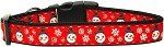 Snowmen Nylon Dog Collar (size: XS)