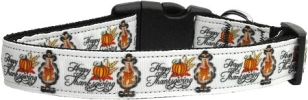 Happy Thanksgiving Nylon Dog Collar