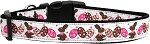 Chocolate Bunnies Nylon Dog Collar (size: XS)