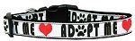 Adopt Me Nylon Dog Collar (size: XS)