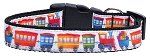 Trains Nylon Dog Collar (size: XS)
