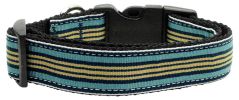 Preppy Stripes Nylon Ribbon Collars