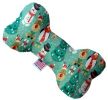 Frosty and Friends Canvas Bone Dog Toy