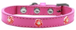 Red Rose Widget Dog Collar