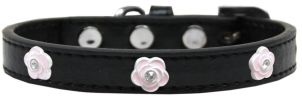 Light Pink Rose Widget Dog Collar