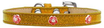 Red Rose Widget Dog Collar