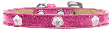 Light Pink Rose Widget Dog Collar