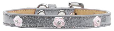 Light Pink Rose Widget Dog Collar
