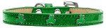 Shamrock Widget Dog Collar (size: Emerald Green Ice Cream Size 20)
