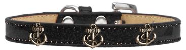 Bronze Anchor Widget Dog Collar