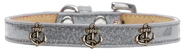 Bronze Anchor Widget Dog Collar