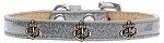 Bronze Anchor Widget Dog Collar (size: Silver Ice Cream Size 10)