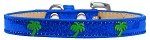 Green Palm Tree Widget Dog Collar