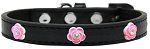 Bright Pink Rose Widget Dog Collar