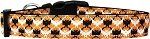 Bat Argyle Nylon Dog Collar