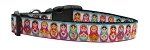 Pretty Nesting Dolls Nylon Dog Collar