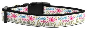 Little Miss Royalty Nylon Dog Collar