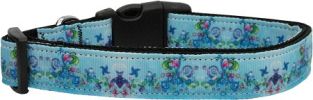 Dreamy Blue Nylon Dog Collar