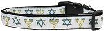 Jewish Traditions Nylon Dog Collar (size: XL)
