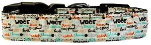 Woofs A Lot Nylon Dog Collar