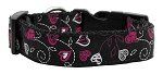Crazy Hearts Nylon Collars
