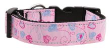 Crazy Hearts Nylon Collars
