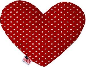 Red Stars Heart Dog Toy (size: 8 Inch)