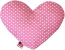 Pink Polka Dots Heart Dog Toy