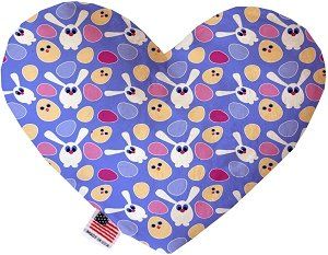 Chicks and Bunnies Heart Dog Toy (size: 8 Inch)