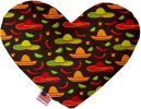 Sombreros Heart Dog Toy
