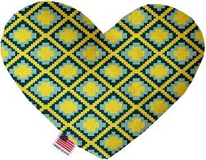 Yellow Southwest Heart Dog Toy (size: 8 Inch)