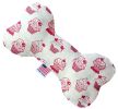 Pink Whimsy Cupcakes Canvas Bone Dog Toy