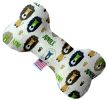 King of the Jungle Canvas Bone Dog Toy