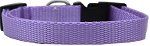 Plain Nylon Dog Collar (size: XL Lavender)
